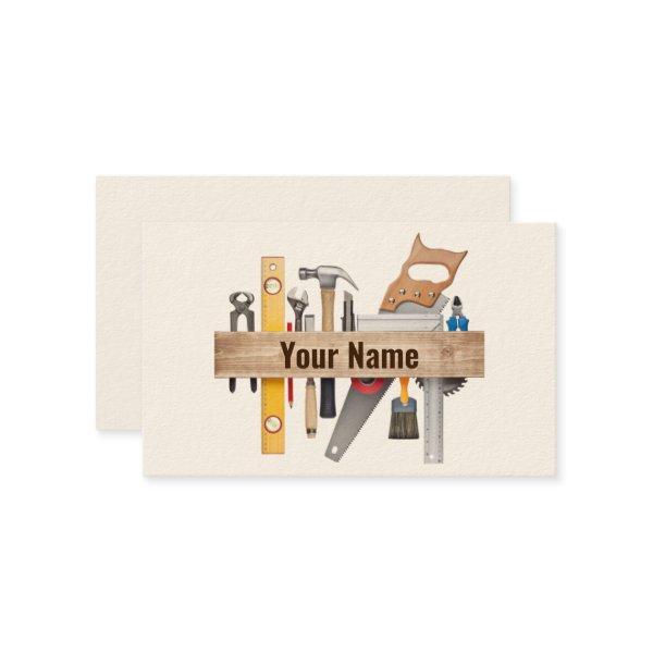 02-2021 Customizable handyman carpenter tools