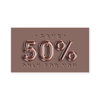 100 INSERT QR CODE 50%OFF DISCOUNT ROSE SKINNY