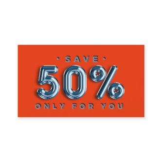100 INSERT QR CODE 50%OFF RED PROFESSIONAL