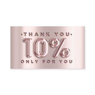 100 Logo QRCODE 10%OFF Code Rose Metal Pink