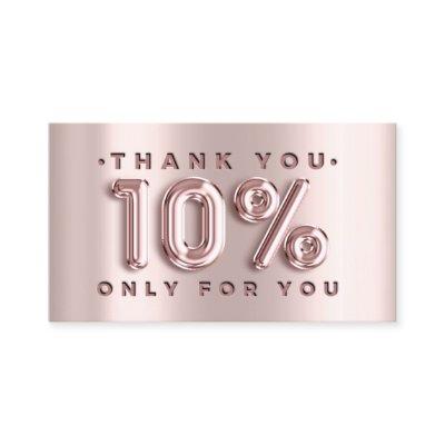 100 Logo QRCODE 10%OFF Code Rose Metal Pink