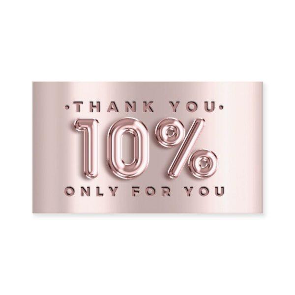 100 Logo QRCODE 10%OFF Code Rose Metal Pink