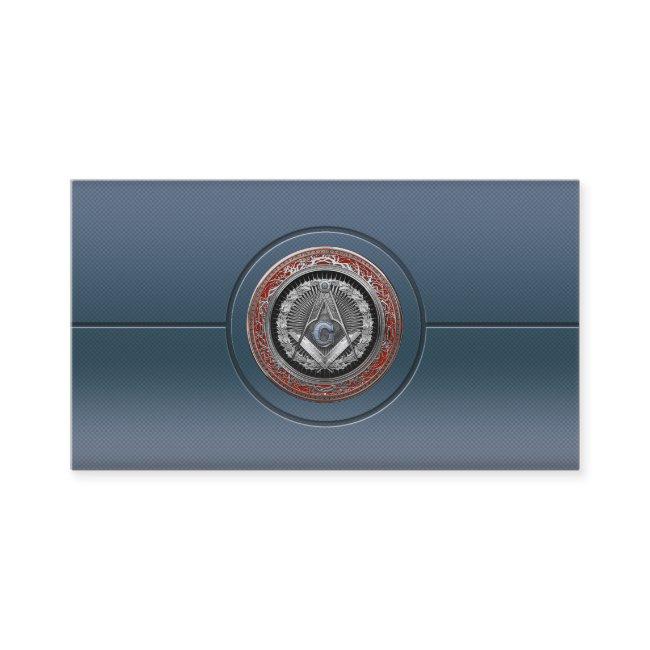 [100] Master Mason - Silver Square & Compasses