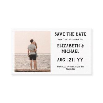 100 x BUDGET Photo Save Dates  Minimalist Simple