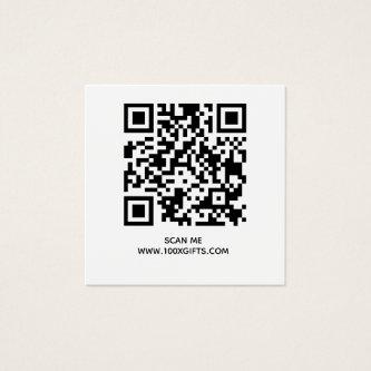 100 X QR CODE SIGN CARDS - USE FREE GENERATOR HERE