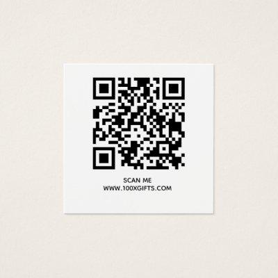 100 X QR CODE SIGN CARDS - USE FREE GENERATOR HERE