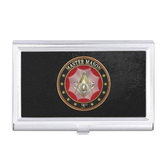 [110] Master Mason - 3rd Degree Square & Compasses Case For