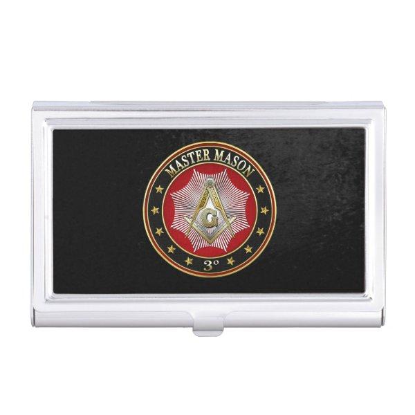 [110] Master Mason - 3rd Degree Square & Compasses Case For