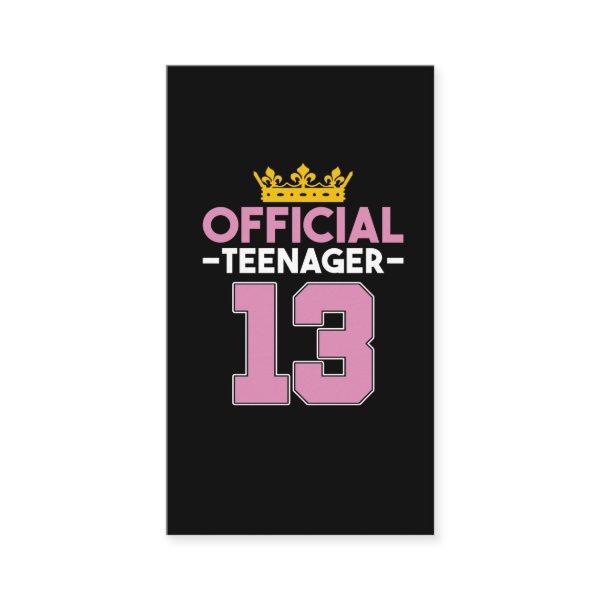 13th Birthday Girl Princess Official Teenager