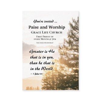 1 John 4:4 Greater is He in You Church Event