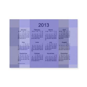 2013 Pocket Calendar  Template