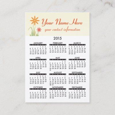 2015  Calendar ABC Landscaping