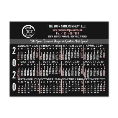 2020 Calendar (See Description for New Version) Postcard