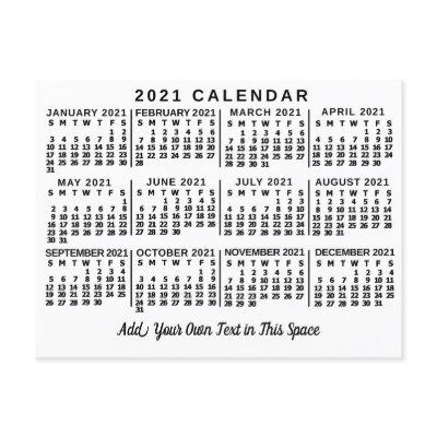 2021 Calendar (See Description for New Version)  Postcard