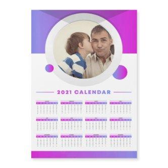 2021 Modern Calendar Custom Photo