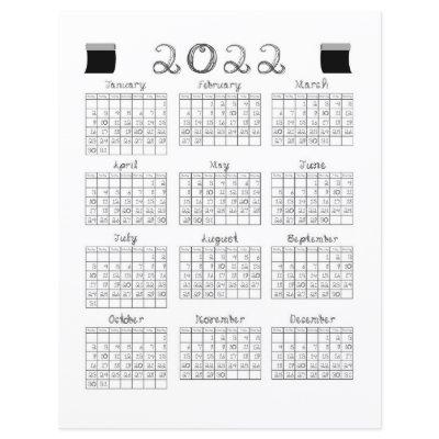2022 Calendar Fabric Font Bolts Textiles