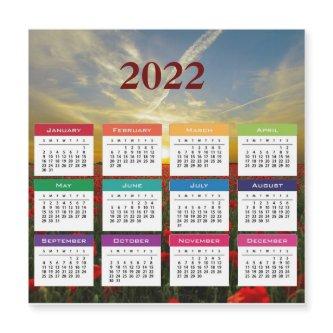 2022 Calendar Magnetic Card