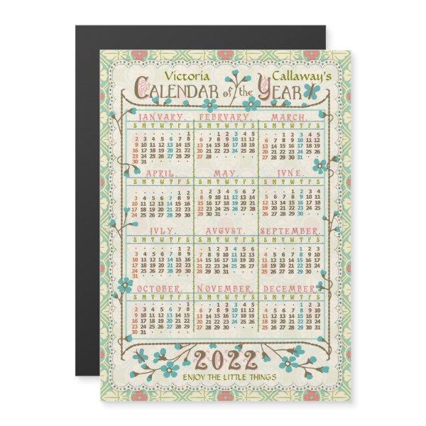 2022 Calendar (See Description for New Version)  Magnetic Invitation