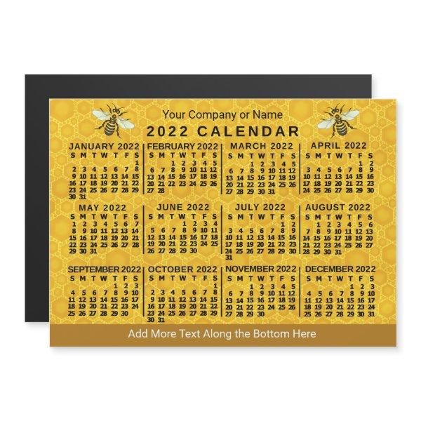 2022 Calendar (See Description for New Version)  Magnetic Invitation