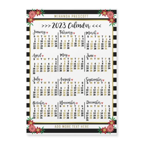 2023 Calendar (See Description for Newest Version)