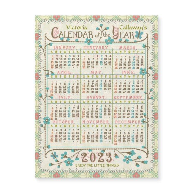 2023 Calendar (See Description for Newest Version)