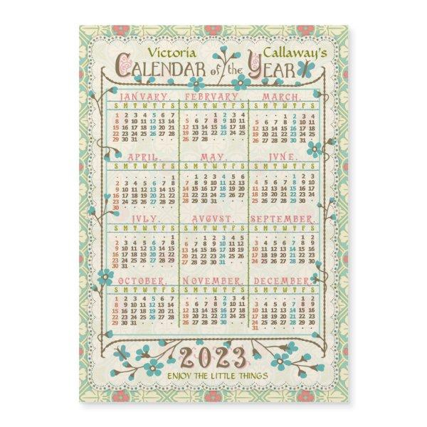 2023 Calendar (See Description for Newest Version)