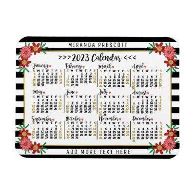 2023 Calendar (See Description for Newest Version) Magnet