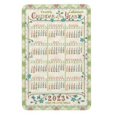 2023 Calendar (See Description for Newest Version) Magnet