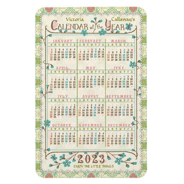 2023 Calendar (See Description for Newest Version) Magnet