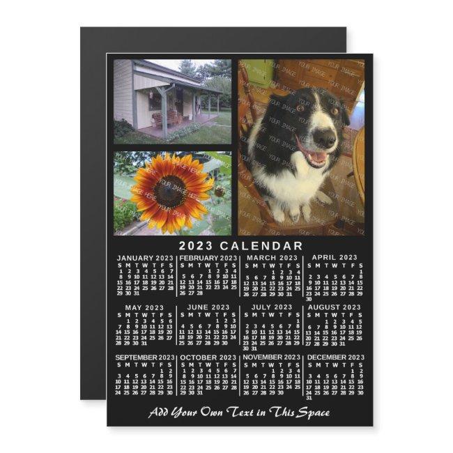 2023 Calendar (See Description for Newest Version) Magnetic Invitation