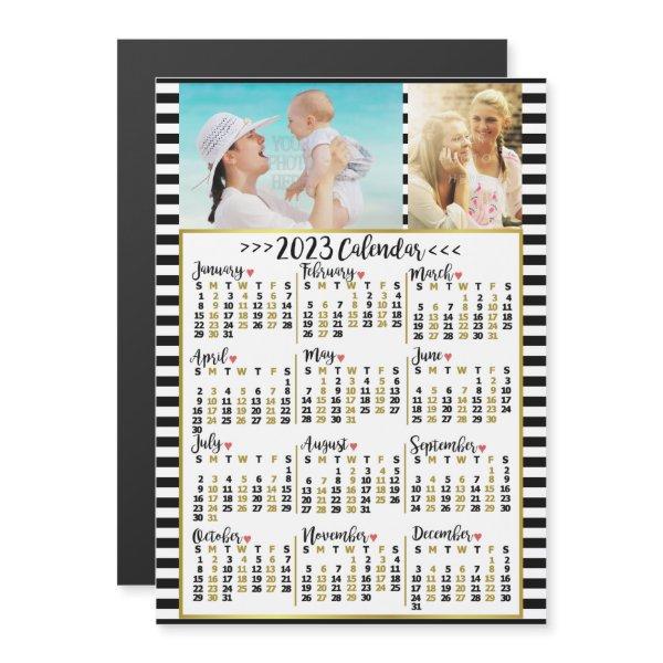 2023 Calendar (See Description for Newest Version) Magnetic Invitation