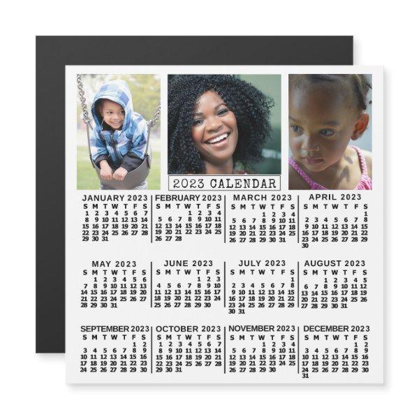 2023 Calendar (See Description for Newest Version) Magnetic Invitation