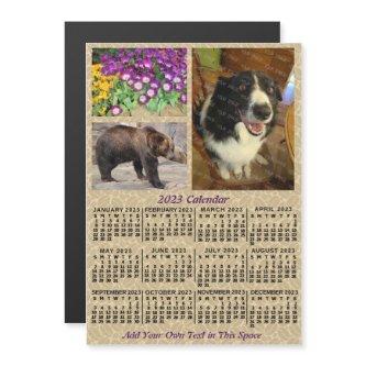 2023 Calendar (See Description for Newest Version) Magnetic Invitation