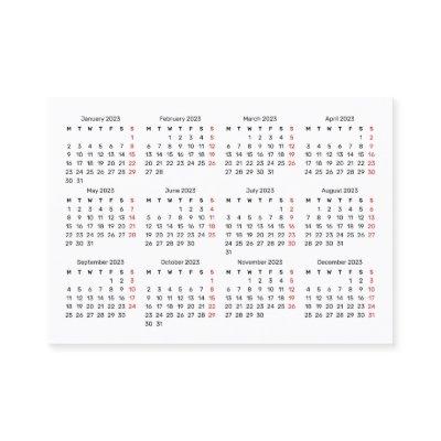 2023 Promotional  - Monday Start