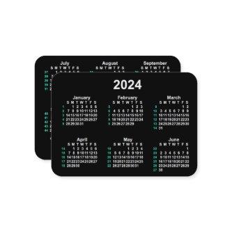 2024 Neon 52 Week ISO Calendar by Janz