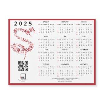 2025 Calendar Year of the Snake Logo QR Code Promo