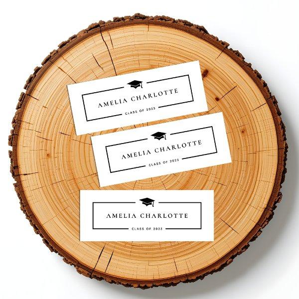 2025 Graduation Name Cards - Modern Minimalist