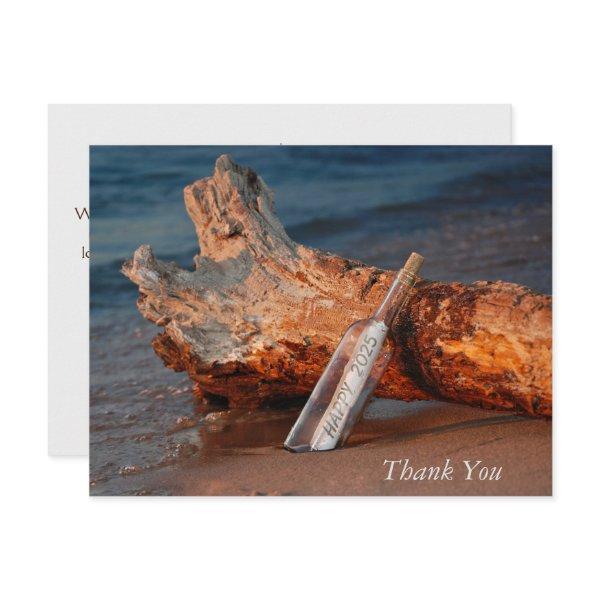 2025 New Year Business Thank You  Postcard