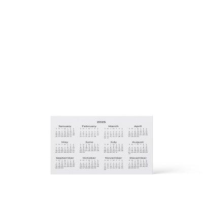 2025 Wallet Size Calendar