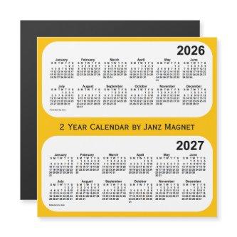 2026-2027 Gold 2 Year Calendar by Janz