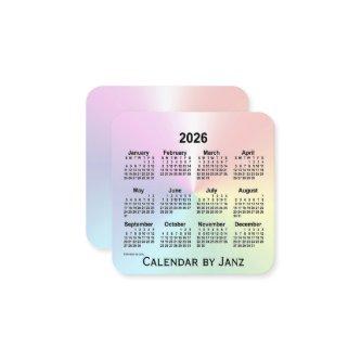 2026 Rainbow Shimmer Calendar by Janz Square