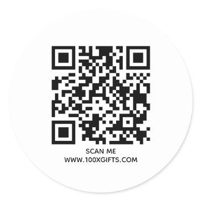 20 QR CODE TEXT STICKERS - USE FREE GENERATOR HERE
