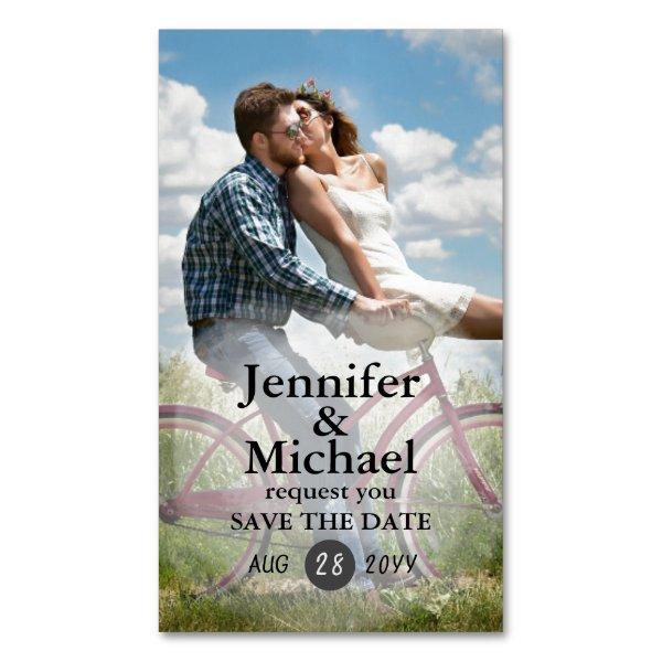 25 Magnetic PHOTO Save the Dates for less than $10  Magnet