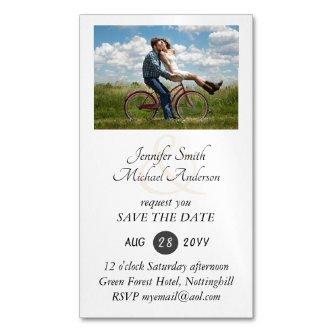 25 Magnetic PHOTO Save the Dates for less than $10  Magnet