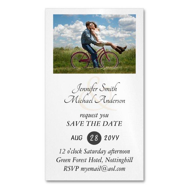 25 Magnetic PHOTO Save the Dates for less than $10 Magnet