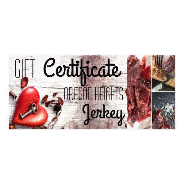 25 Pack Business Gift Certificate Country Wood Key