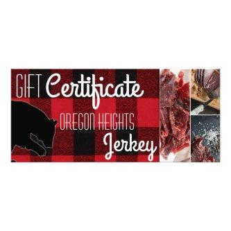 25 Pack Business Gift Certificate Red Buffalo Bear