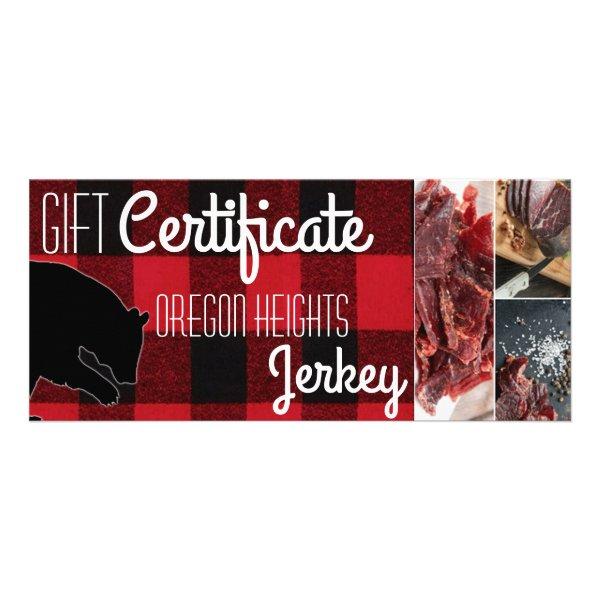 25 Pack Business Gift Certificate Red Buffalo Bear
