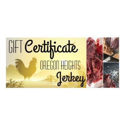 25 Pack Business Gift Certificate Sunny Morning Fa