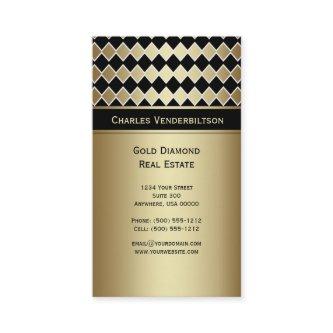 #2 Modern Black Gold Diamond